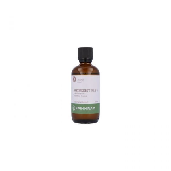 Weingeist 96,5 % - Ethanol - unvergällt 100 ml